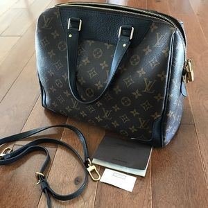 toile monogram et cuirs